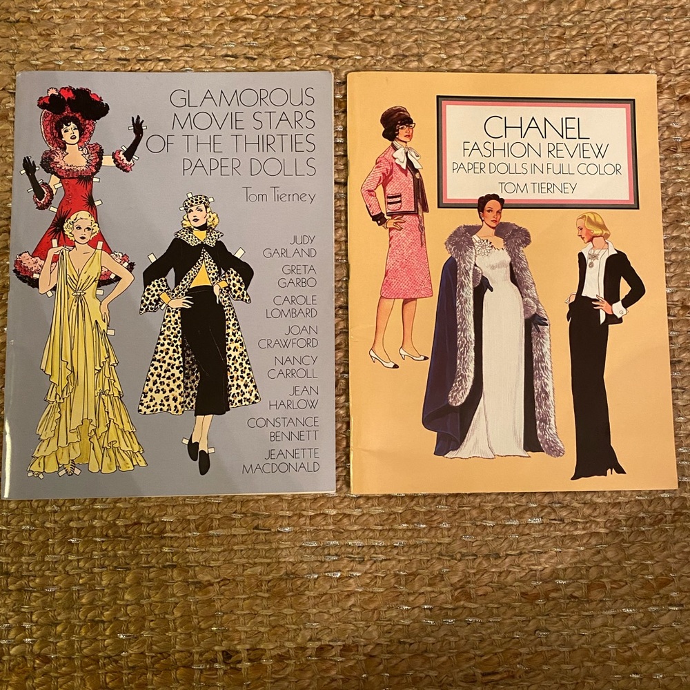 Glamourous Movie Stars of the Thirties Paper Dolls & Chanel Fashion Tom Tierney
